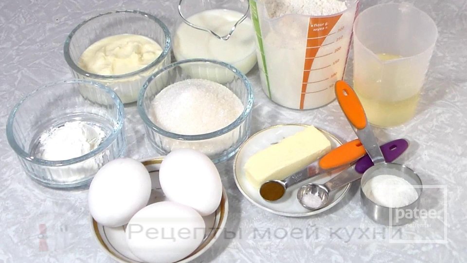 Пирог с заварным кремом в духовке - Шаг 1