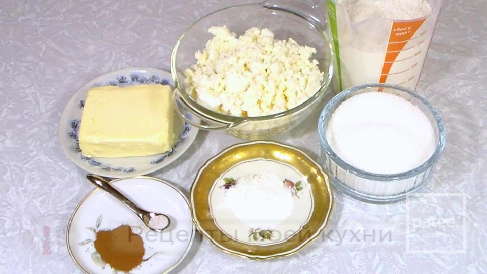 ТВОРОЖНОЕ  ПЕЧЕНЬЕ « УШКИ » - Шаг 1