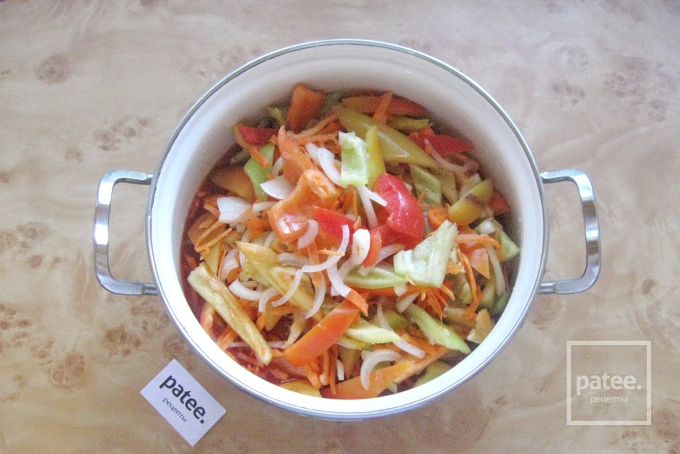 Лечо с морковью и луком - Шаг 9