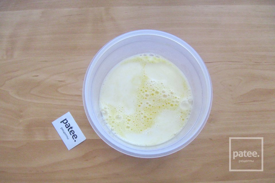 Блинчики с сыром, курицей и яйцом - Шаг 3