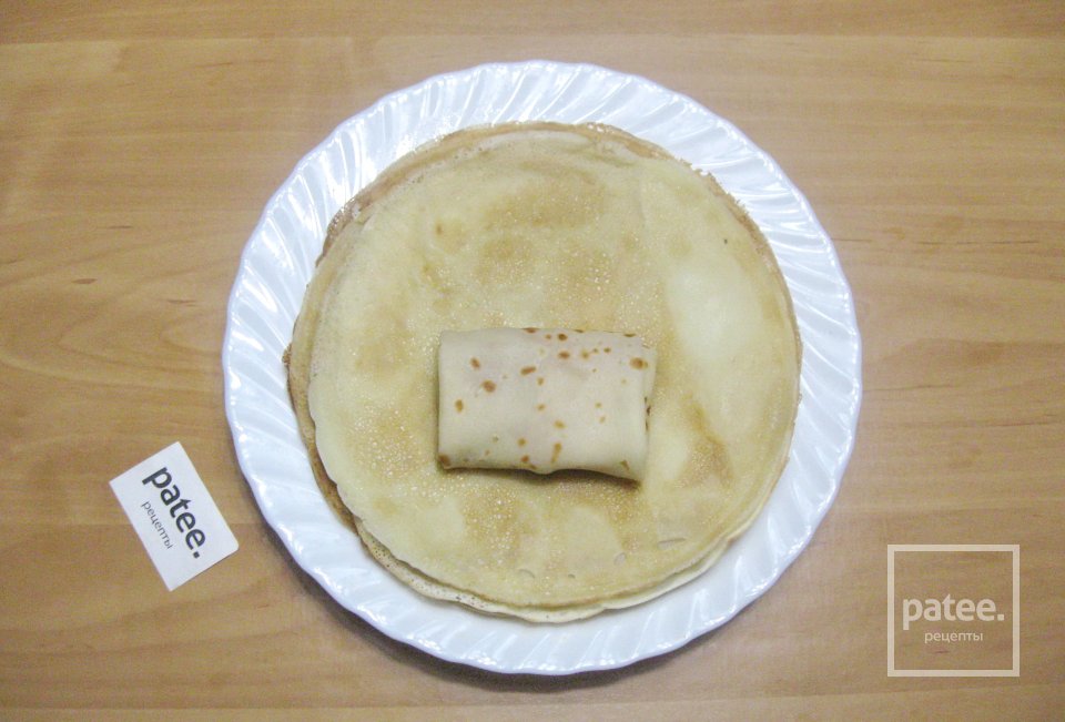 Блинчики с сыром, курицей и яйцом - Шаг 14