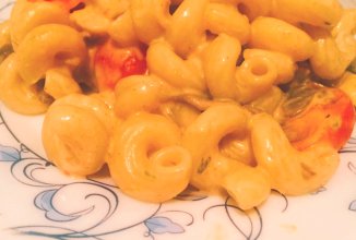 Паста с творожным сыром