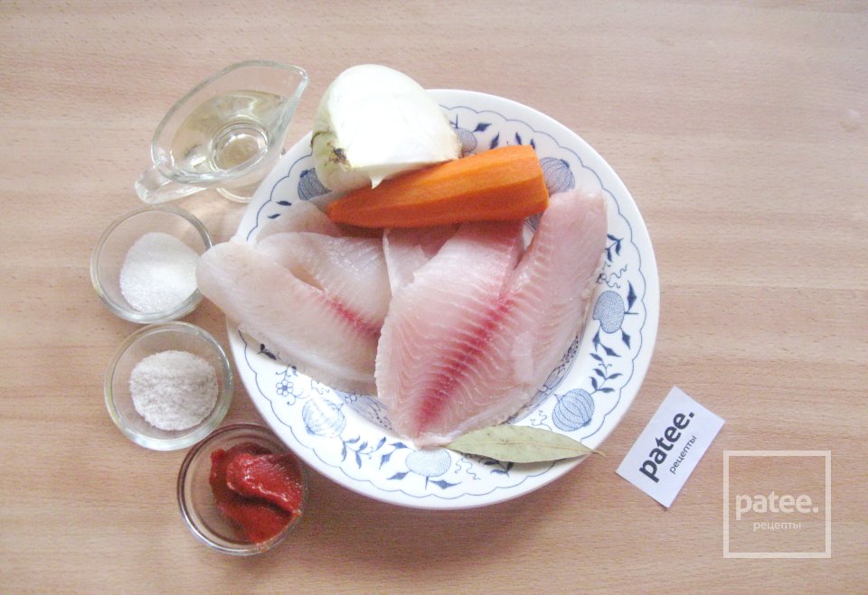 Филе тилапии в томатном соусе - Шаг 1