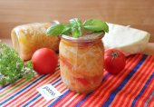 Капустный салат с помидорами на зиму
