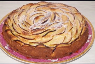 Очень нежная шарлотка