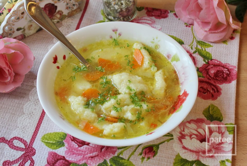 Куриный суп с манными клецками - Шаг 14