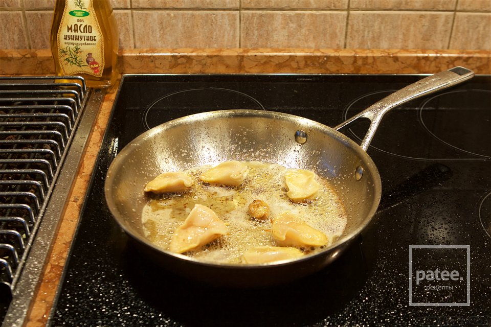 ТРУБАЧ ЖАРЕНЫЙ С ПИКАНТНЫМ ЙОГУРТОМ - Шаг 8