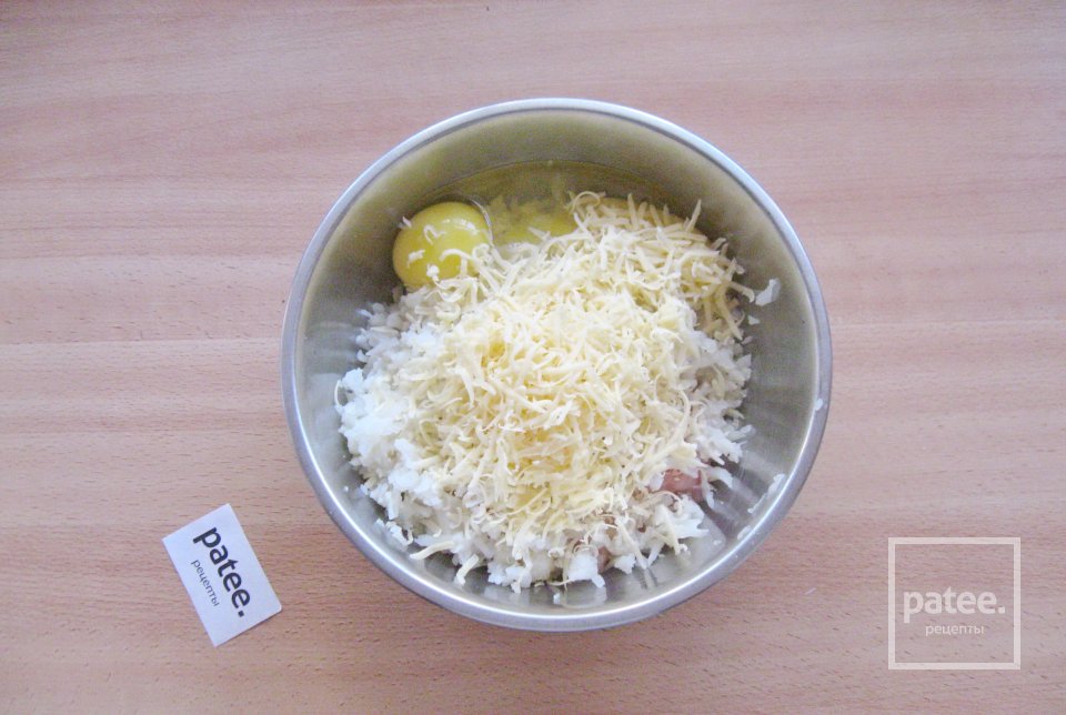 Куриные оладьи с цветной капустой - Шаг 6