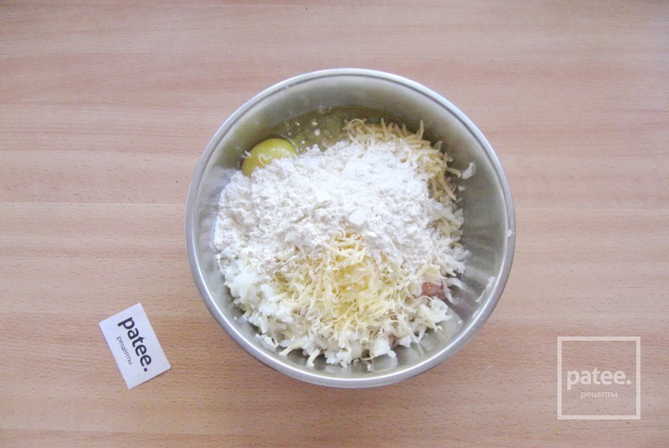 Куриные оладьи с цветной капустой - Шаг 7