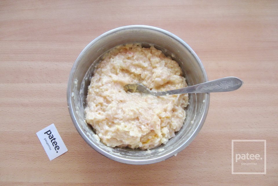 Куриные оладьи с цветной капустой - Шаг 8