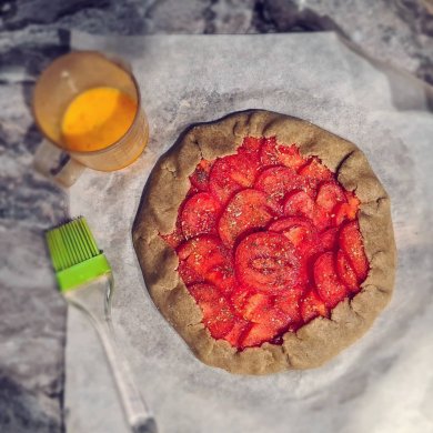 Галета с помидорами и рикоттой - Шаг 1