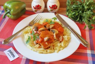 Котлеты в грибном соусе