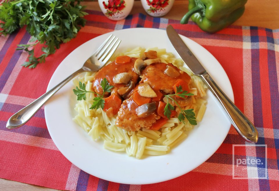 Котлеты в грибном соусе - Шаг 19