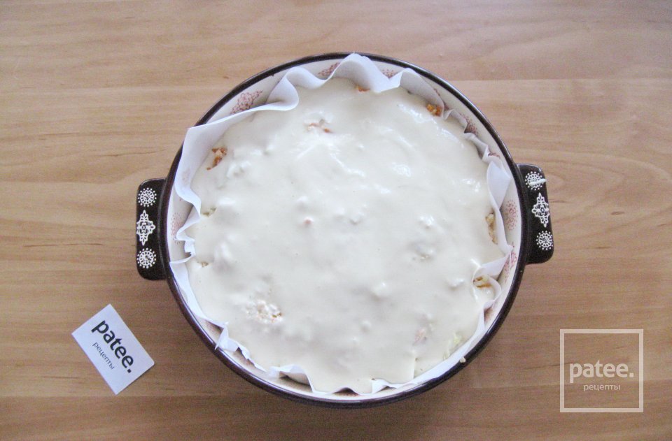 Заливной пирог с горбушей - Шаг 16