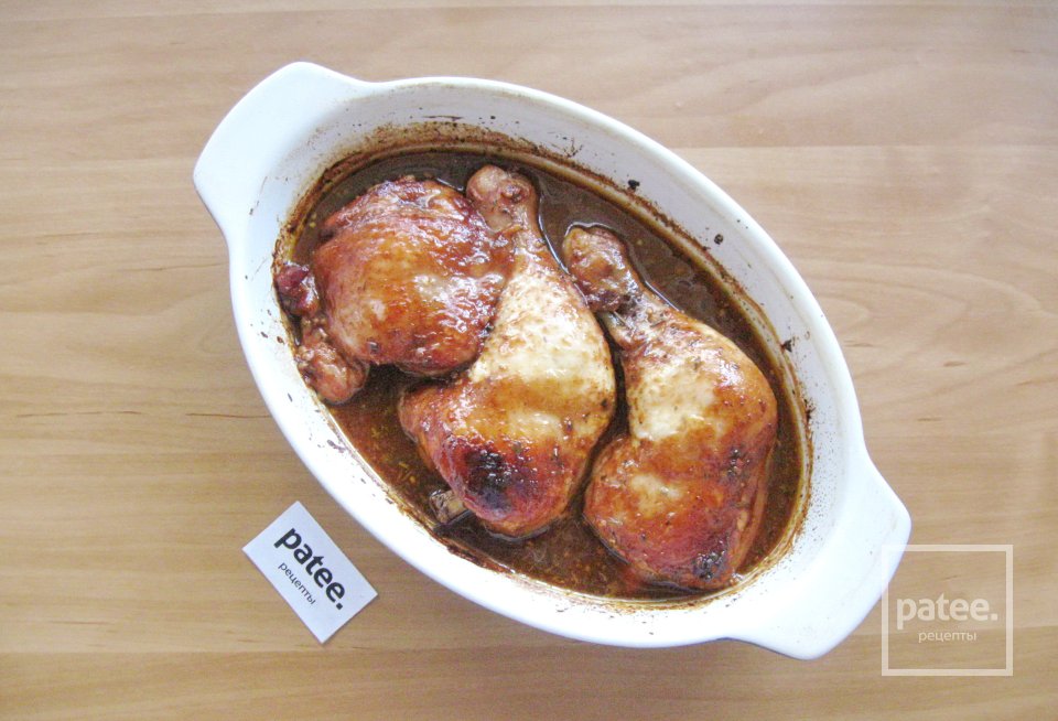 Куриные окорочка в кисло-сладком маринаде в духовке - Шаг 9