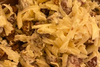 Ленивый салат с красной фасолью