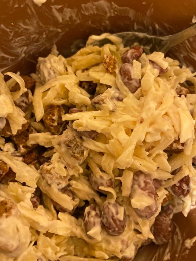 Ленивый салат с красной фасолью - Шаг 1