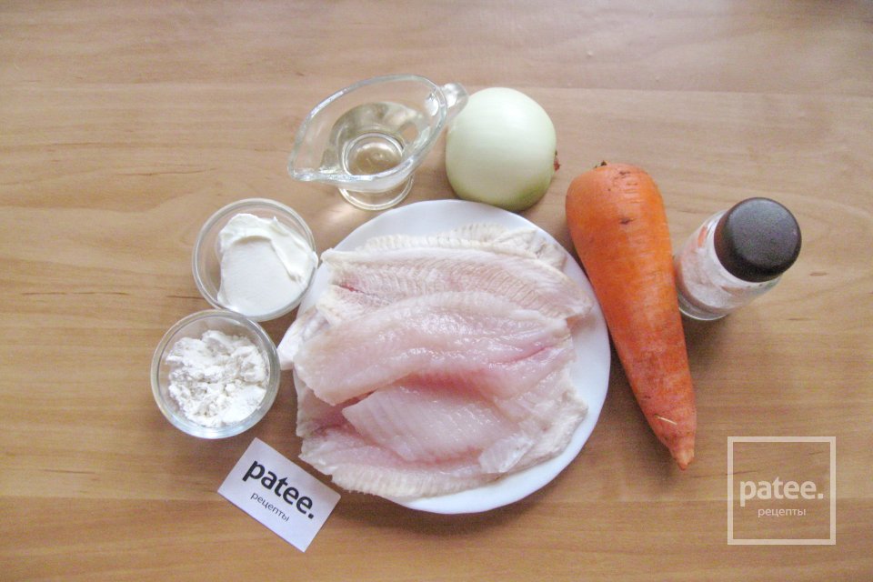 Филе тилапии в сметане - Шаг 1