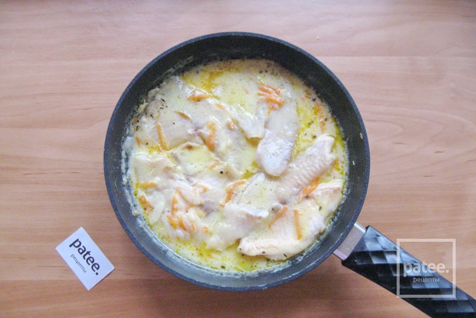 Филе тилапии в сметане - Шаг 11