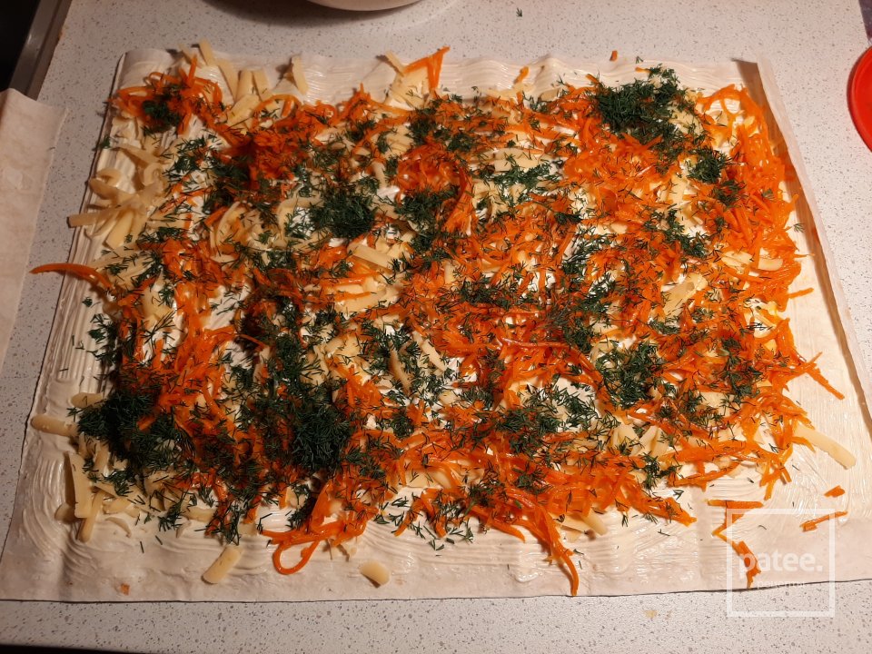 Рулет с корейской морковью - Шаг 2