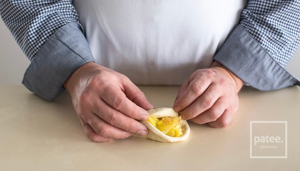 Постные пирожки с картофелем - Шаг 5