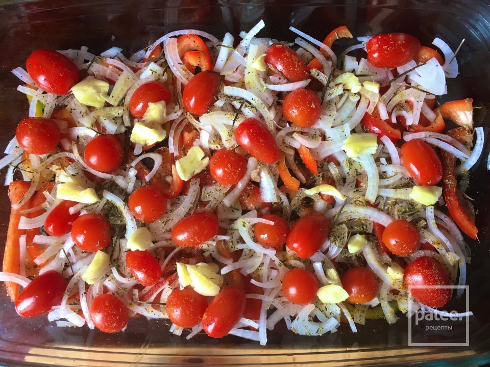 Стейк зубатки с чоризо. - Шаг 4