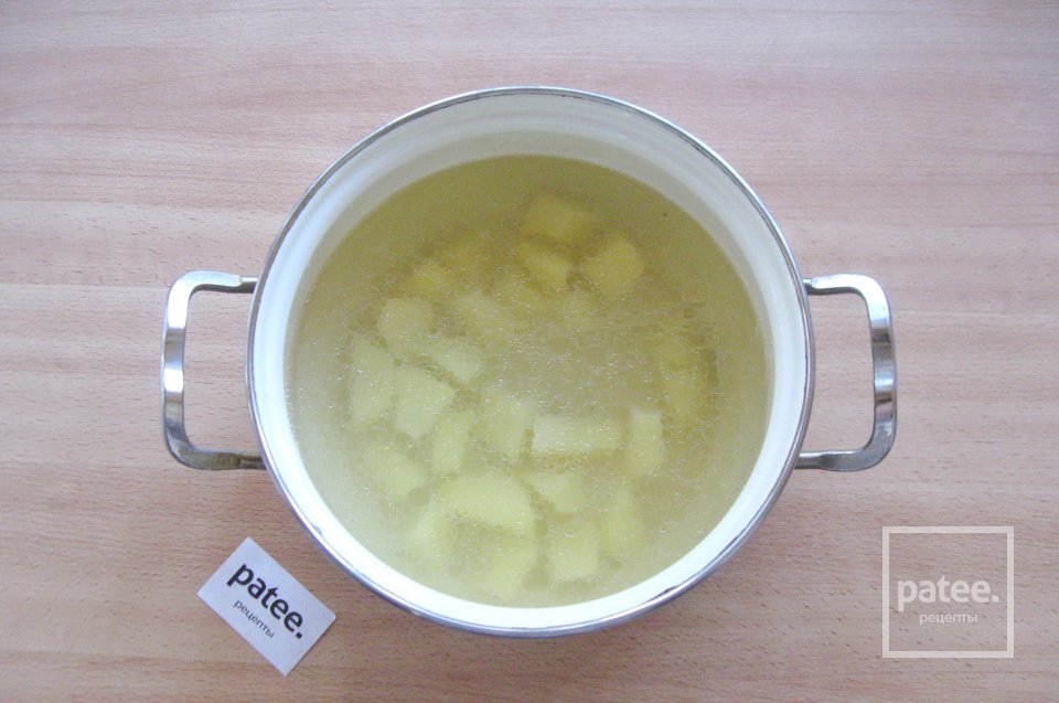 Грибной суп с рисом и сливками - Шаг 2