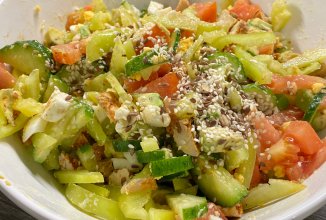 Овощной ПП салат с индейкой