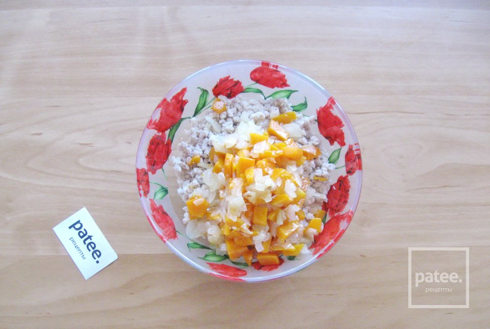 Блинчики с курицей и тыквой - Шаг 9