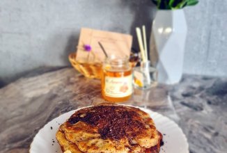 Банановые панкейки с шоколадом