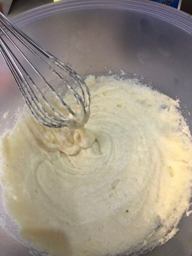 Манник с яблоками. - Шаг 2