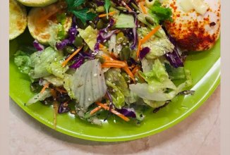 Яичница с зеленью