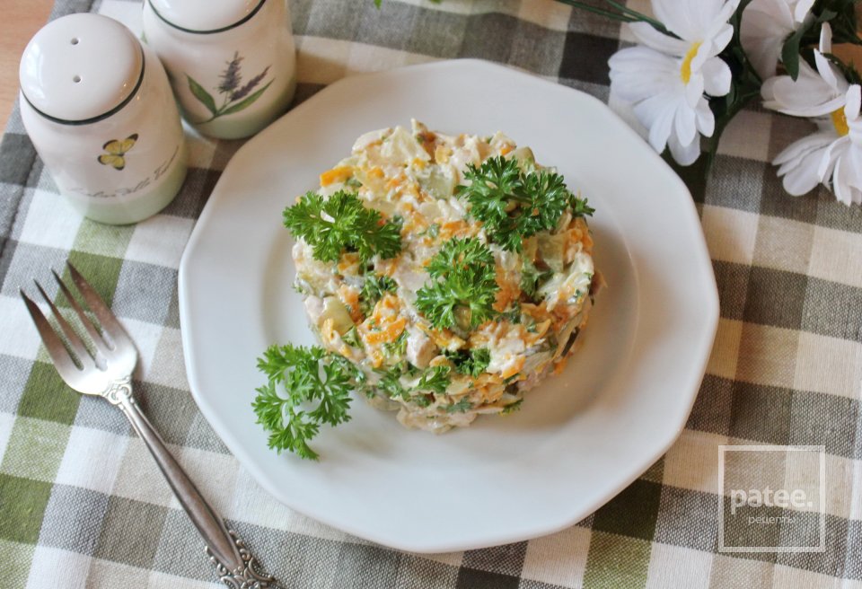 Салат с куриным мясом и овощами - Шаг 13