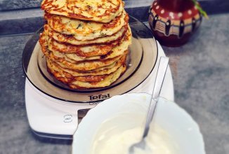 Оладьи из кабачков с сыром