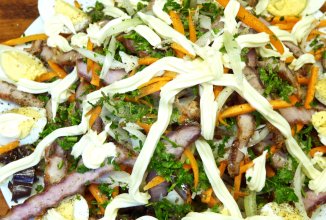 салат с баклажанами и...