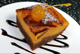 Тыквенный брауни с шоколадом