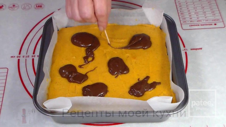 Тыквенный брауни с шоколадом - Шаг 8