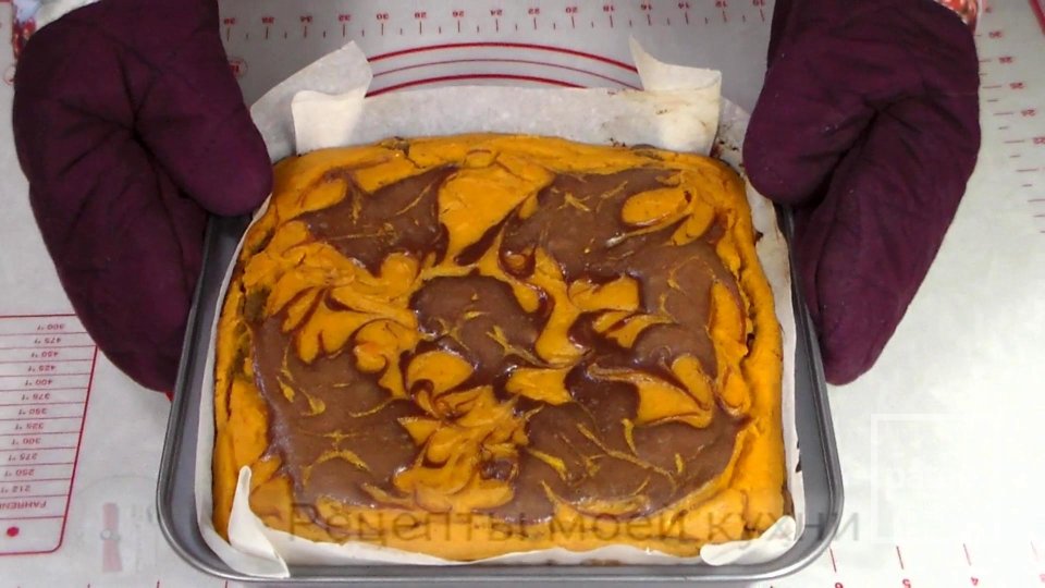 Тыквенный брауни с шоколадом - Шаг 10