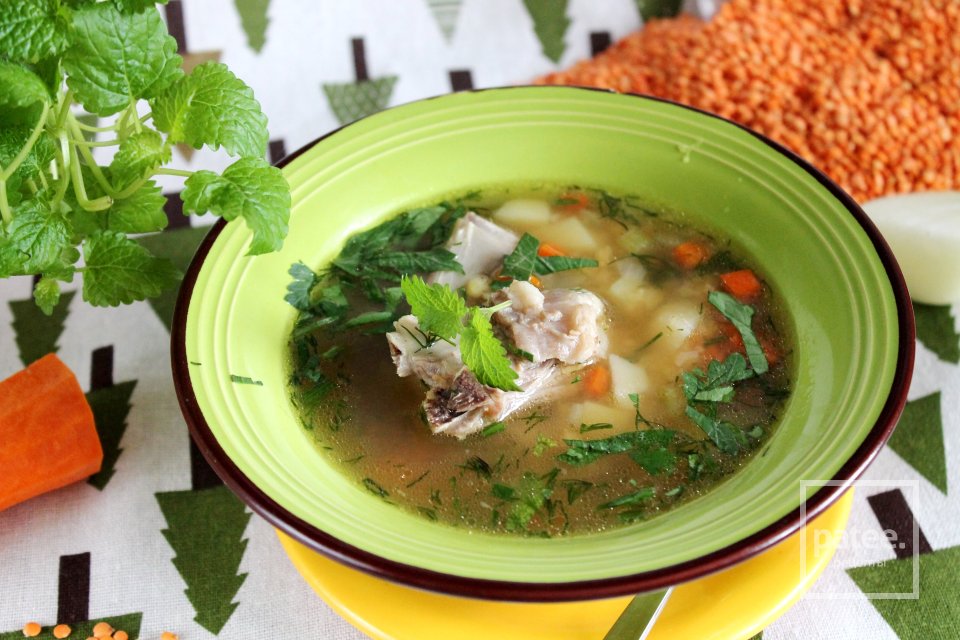 Суп с бараниной и красной чечевицей - Шаг 19