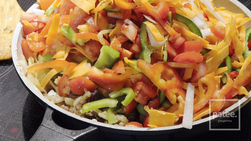 лагман с вытяжной лапшой - Шаг 9