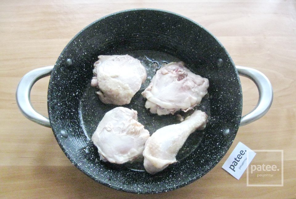 Жаркое из курицы с картофелем и кабачком - Шаг 3