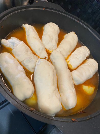 Мясо в тесте на овощах - Шаг 3