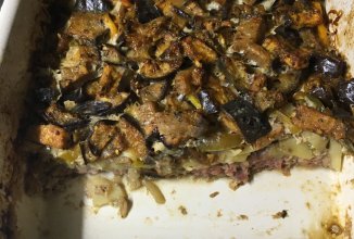 Фарш с под овощами