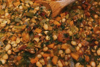 Тосканский суп-рагу  из белой фасоли, кейла и полбы🍲