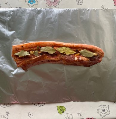 Грудинка в фольге запечённая в духовке - Шаг 4