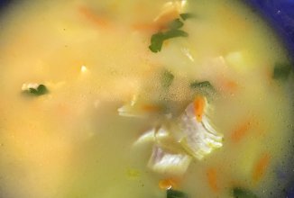 Куриный суп с сыром