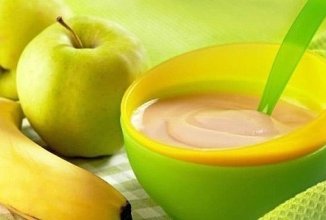 Диетический яблочный мусс с корицей.