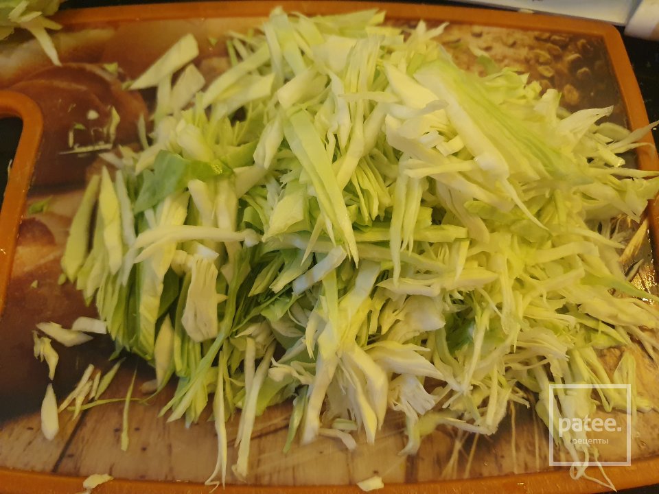 Салат из молодой капусты - Шаг 1