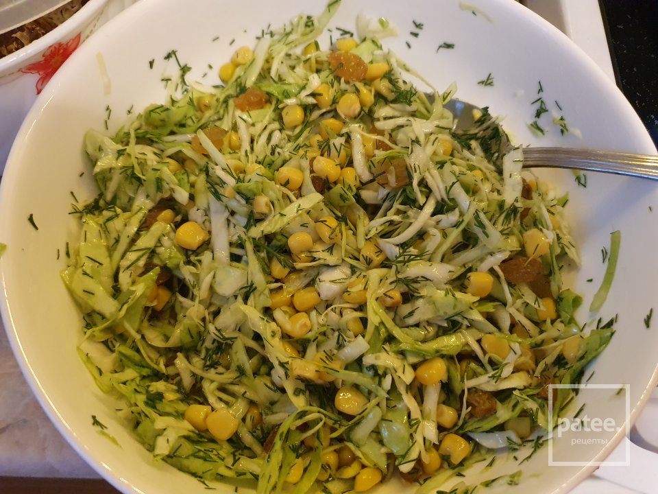 Салат из молодой капусты - Шаг 3