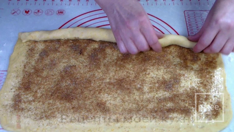 БУЛОЧКИ  СИННАБОН  С  ТЫКВОЙ - Шаг 8